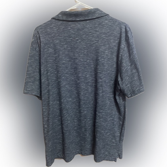 Jack Nicklaus Men’s Gray White Polo Shirt 57% Cotton 43% Polyester Size Large - Picture 2 of 4